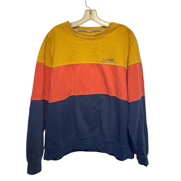 L.L. Bean Other - L.L.Bean colorblock crewneck sweatshirt. Men’s XL